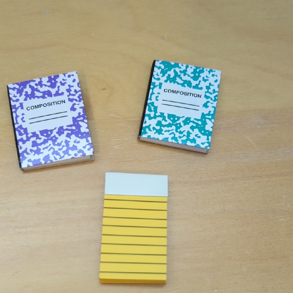 ⭐️ 5/ $25 Very MiniComposition Notebooks Set Of 2 And Mini Note Pad